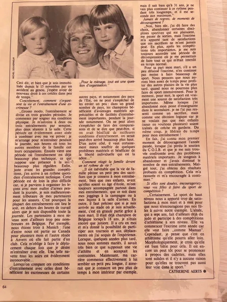Coupure de presse consacrée à Claude Lecomte